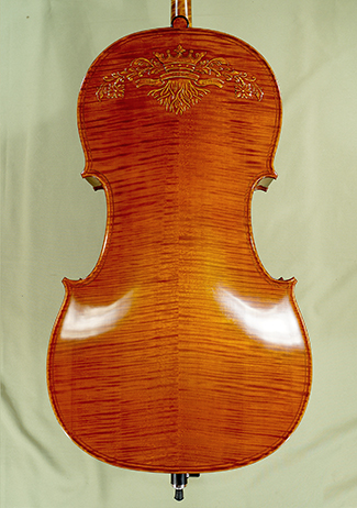 4/4 MAESTRO VASILE GLIGA Inlaid Double Purfling Cello - by Gliga