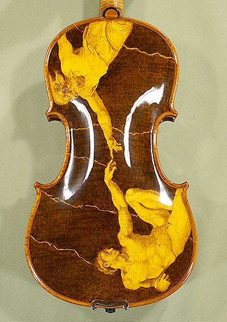 Shiny 4/4 MAESTRO VASILE GLIGA One Piece Back Violin - by Gliga