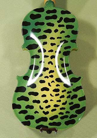 1/8 Student 'GEMS 2' Green Leopard Violin - by Gliga