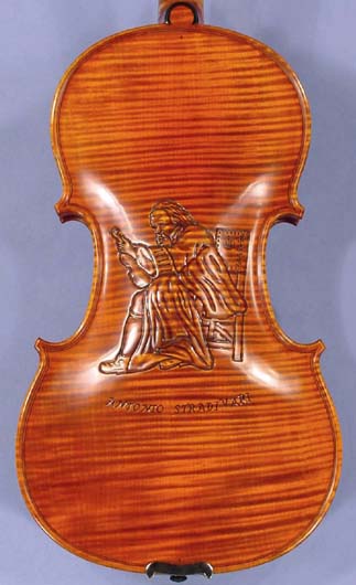 4/4 MAESTRO VASILE GLIGA One Piece Back Violin - by Gliga